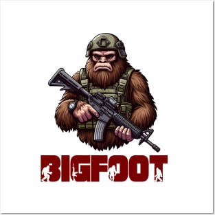 Tactical Bigfoot Posters and Art